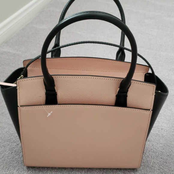 Kate Spade Medium Satchel Dual Color Pink & Black - Picture 4 of 4